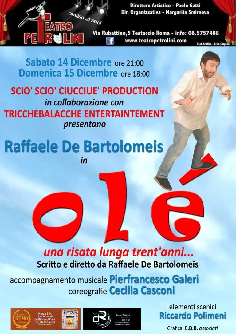 Ole una risata lunga 30 anni di Raffaele De Bartolomeis