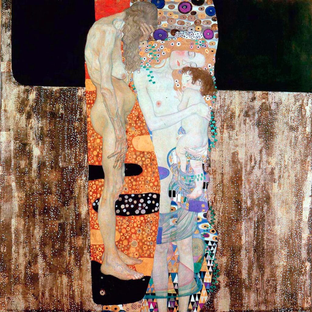 Mamma - Klimt - Le tre età della donna - 1905