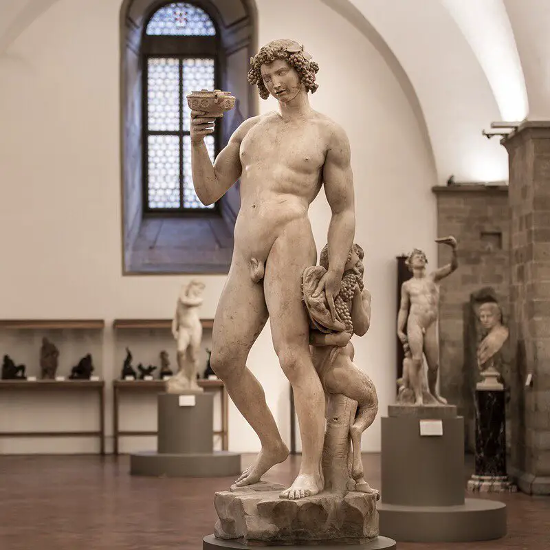 Museo nazionale del bargello, bacco, micheleangelo