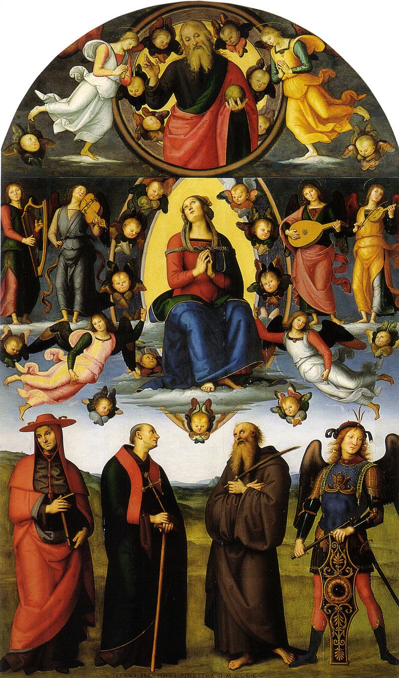 Pala di vallombrosa del perugino