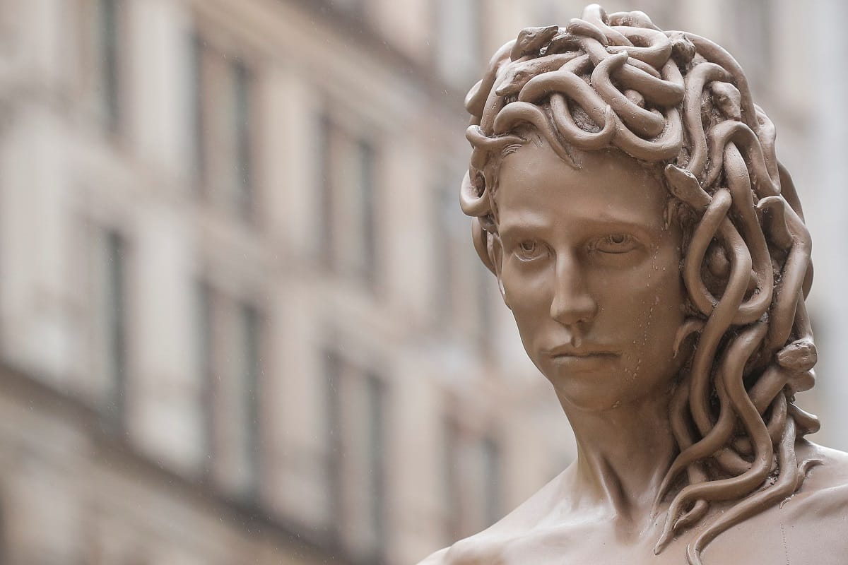Medusa with the head of perseo
