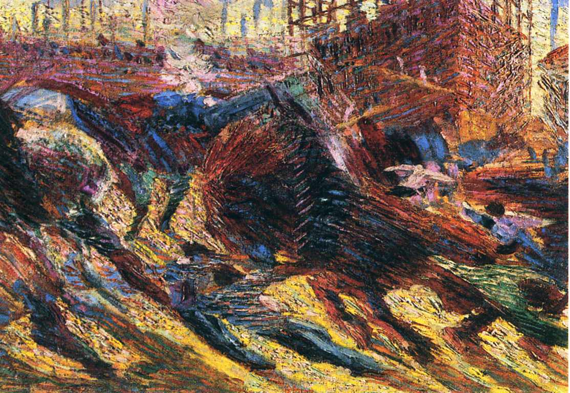 La città che sale di umberto boccioni da cui prende il nome il sottotitolo di scripta festival 2020 di firenze