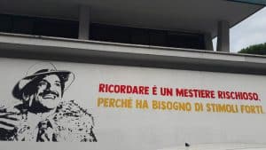 Gigi Proietti murales Roma