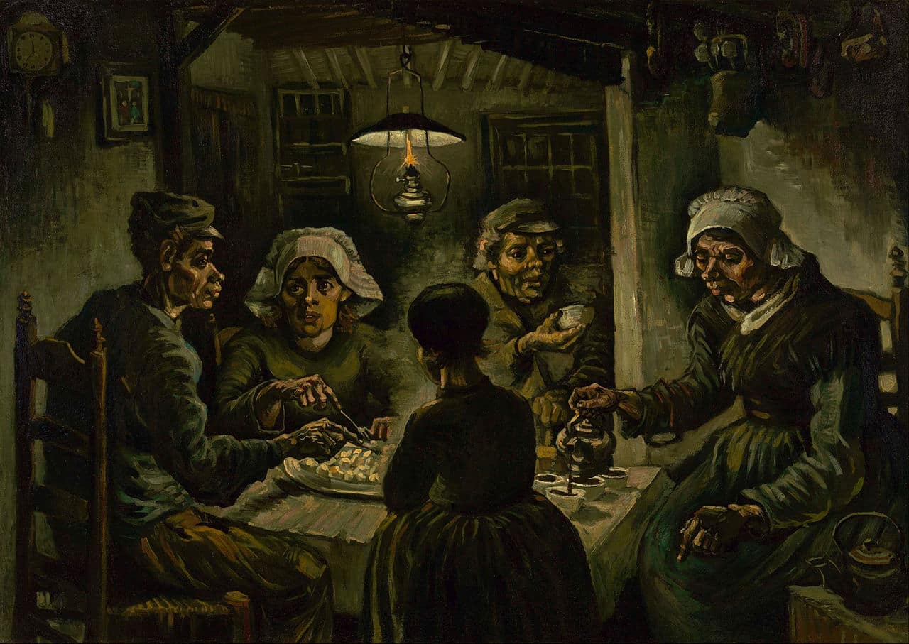 Falsi nell'arte: la firma del pennello smaschera i dubbi? I mangiatori di patate di vincent van gogh, opera utile per il contesto delle analisi attributive