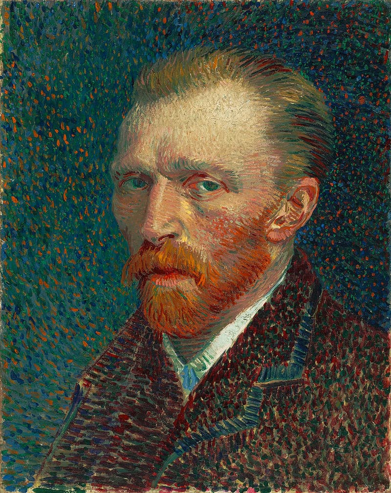 Autoritratto di vincent van gogh del 1887