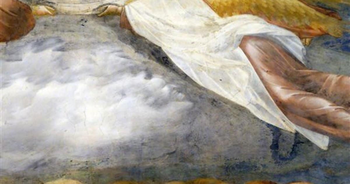Basilica di assisi. Scoperto nella volta affrescata da giotto, il profilo di un demone