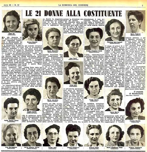 donne della costituente