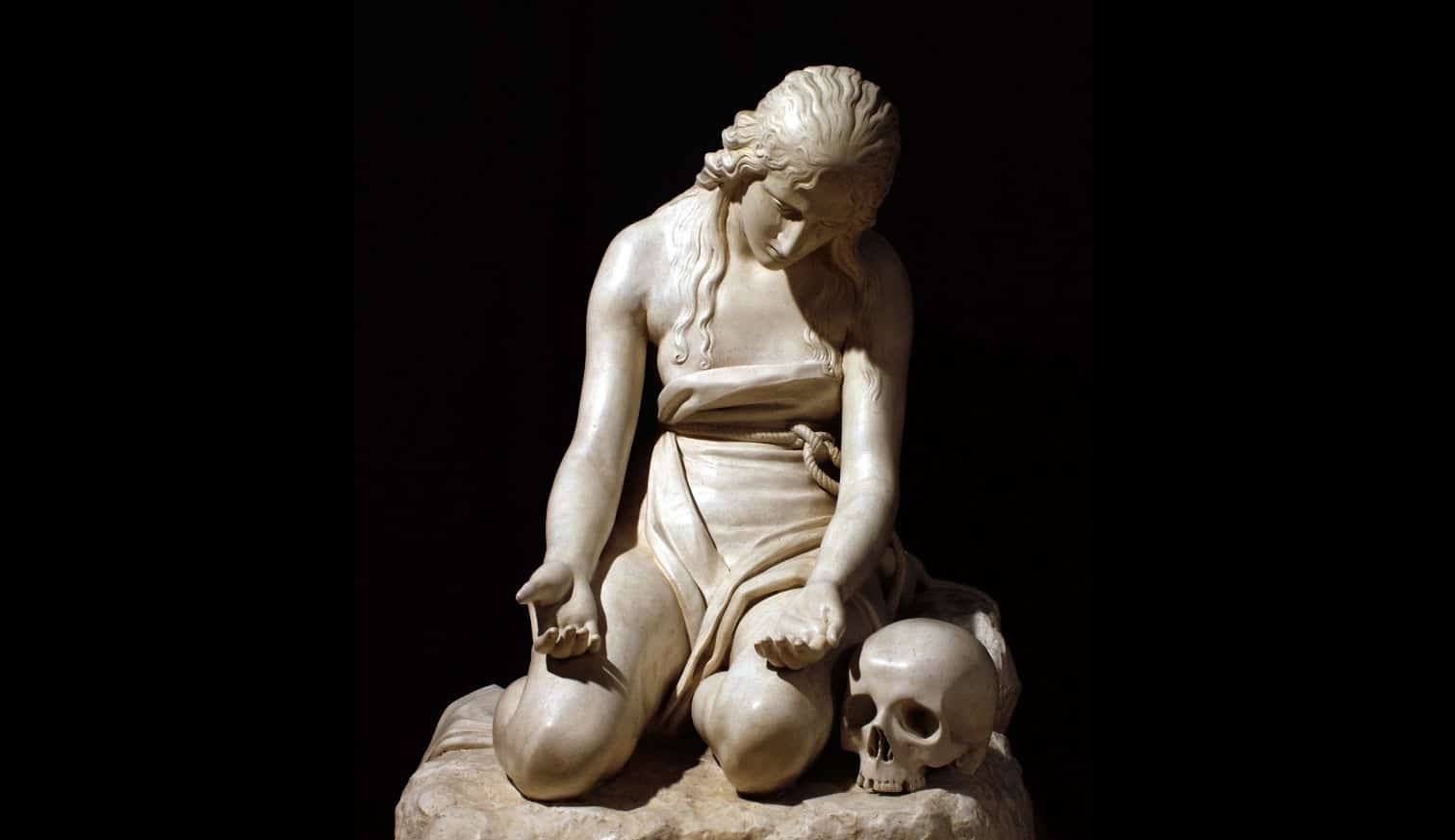 Modello in gesso di antonio canova, immagine di repertorio