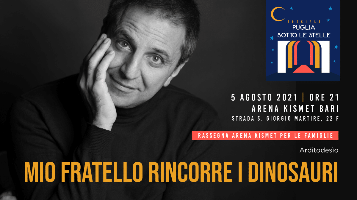 “mio fratello rincorre i dinosauri” al teatro kismet