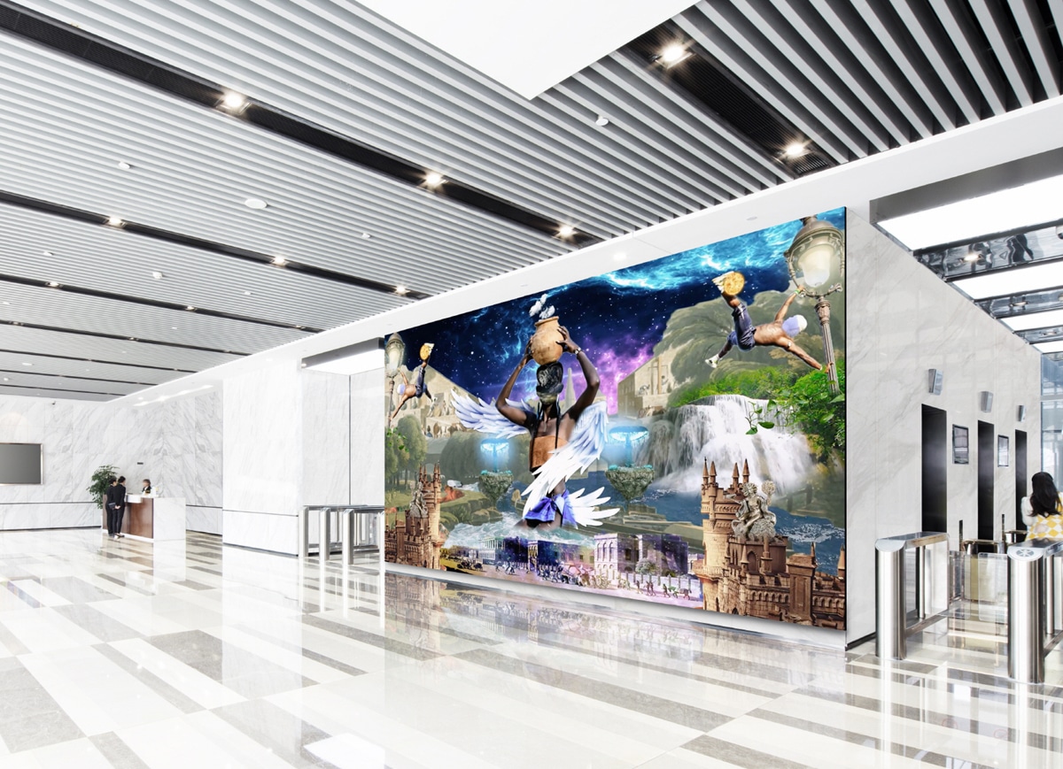 Da oggi più arte digitale immersiva sui display lg con l’app blackdove