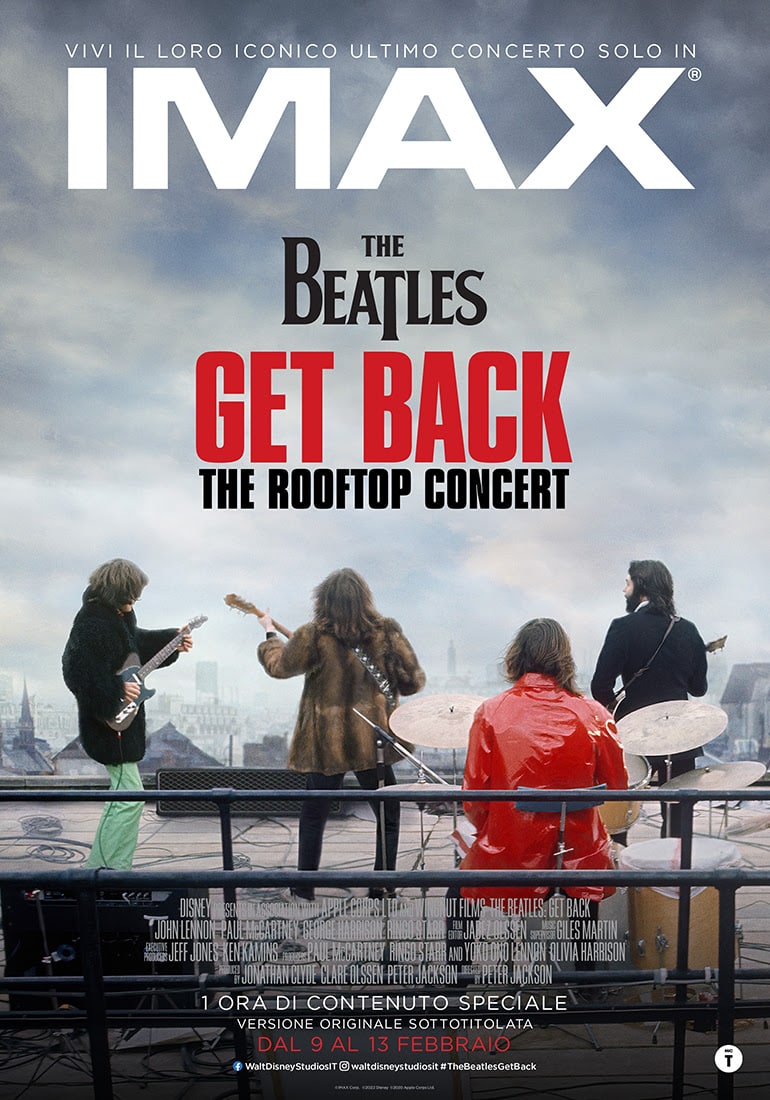 “the beatles – get back-the rooftop concert” nelle sale imax dal 9 a 13 febbraio. Storia di un sodalizio artistico e umano