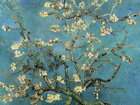 Ramo di mandorlo in fiore di vincent van gogh, 1890
