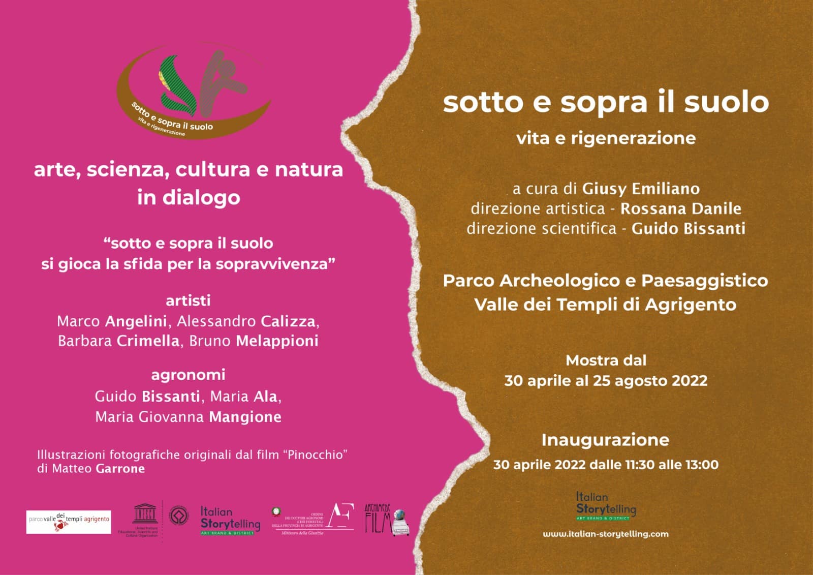 Sotto e sopra il suolo vita e generazione_valle dei templi