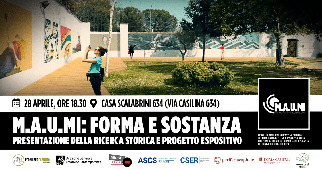 Ecomuseo casilino: il 28 aprile viene presentato a casa scalabrini 634 il progetto ma. U. Mi