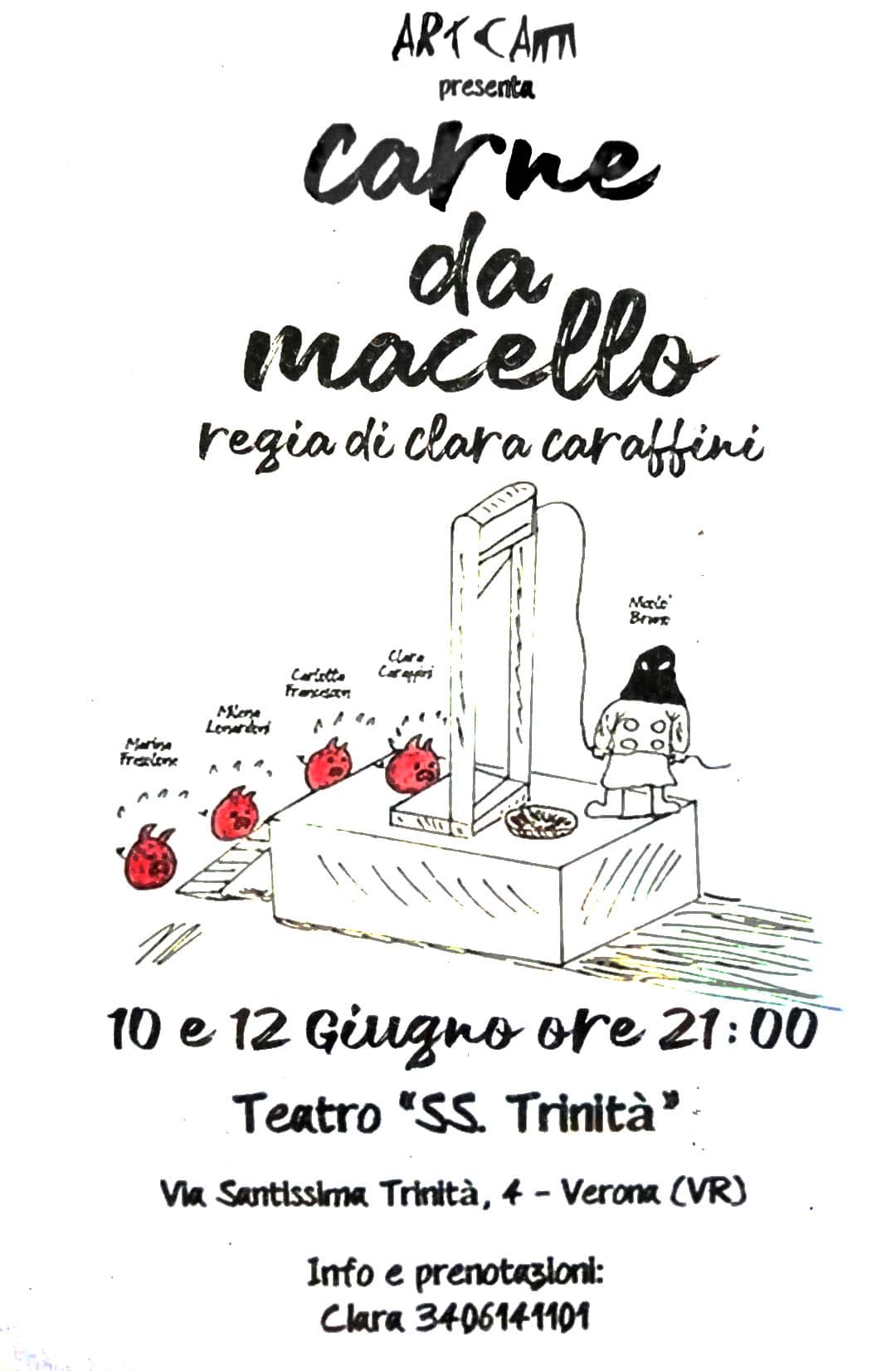 “carne da macello” e il cammino tortuoso del teatrante medio