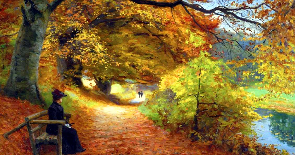 Foliage d’autunno. Il punto di vista di hans andersen brendekilde