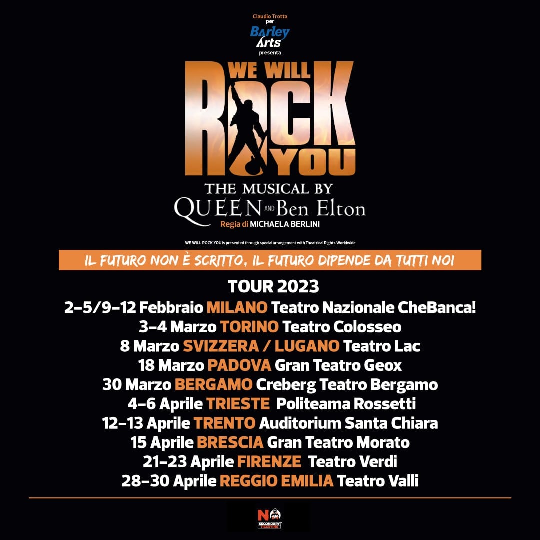 “we will rock you”, le date del musical del 2023, con un nuovo cast