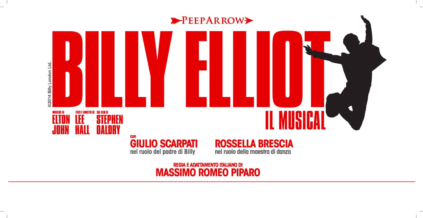 Billy elliot dal 13 al 30 aprile in scena al teatro sistina di roma