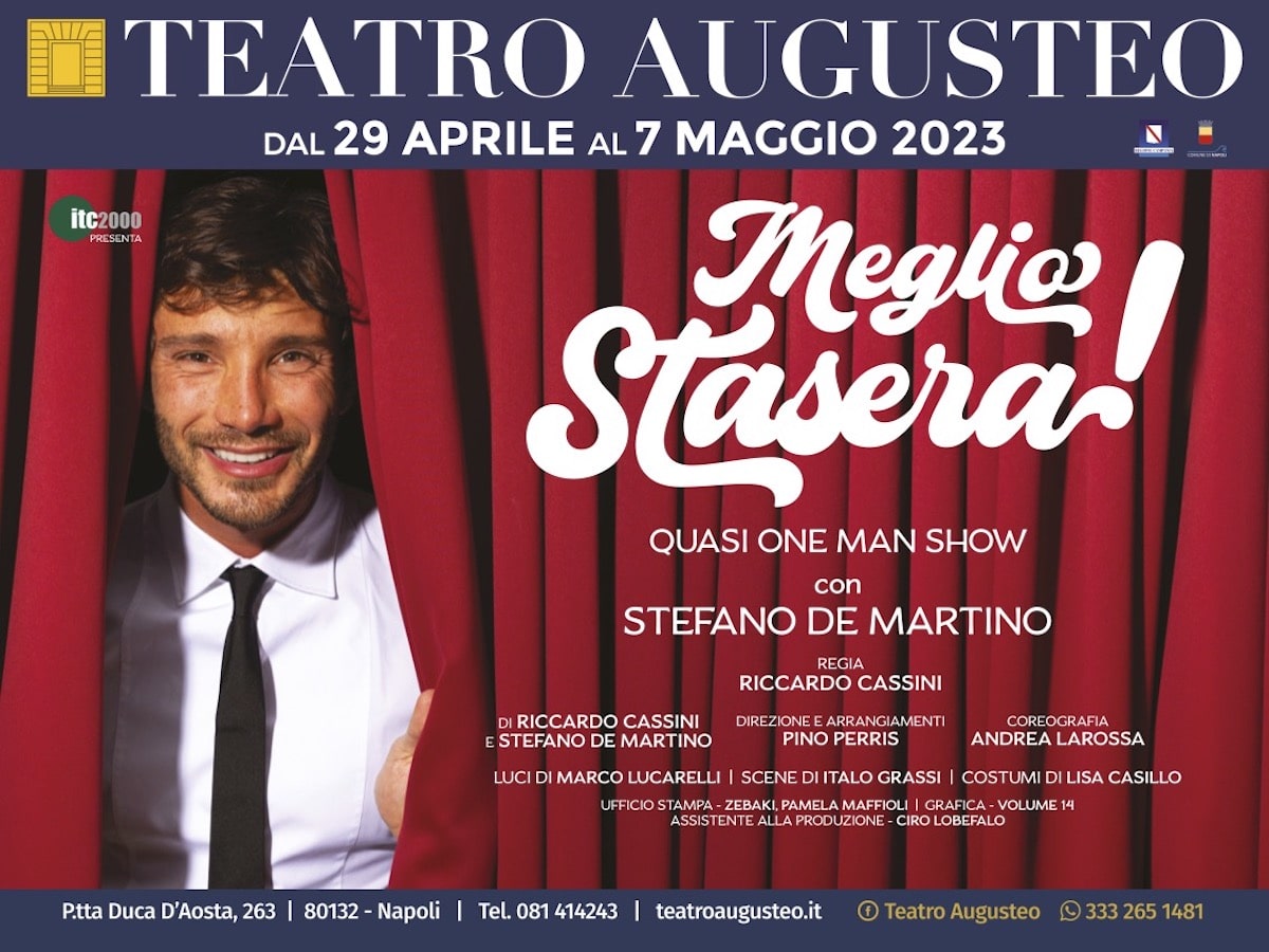 Stefano de martino al teatro augusteo di napoli