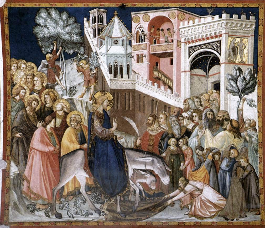 Domenica delle palme. La cronaca di pietro lorenzetti
