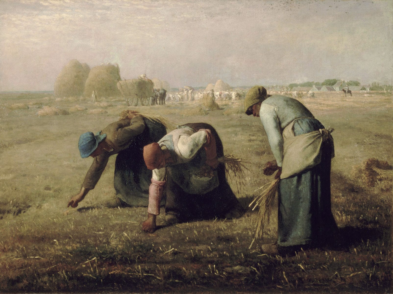 Jean-françois millet, le spigolatrici