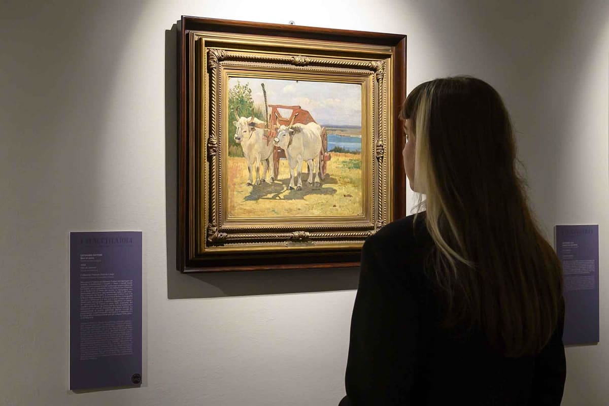 Pittura dei macchiaioli, immagine di repertorio per la mostra di silvestro lega a modigliana