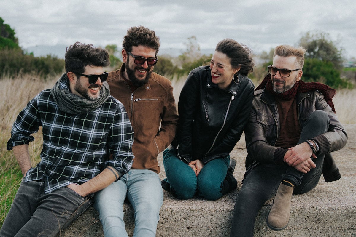 Bad blues quartet, immagine di repertorio sul blues elettrico