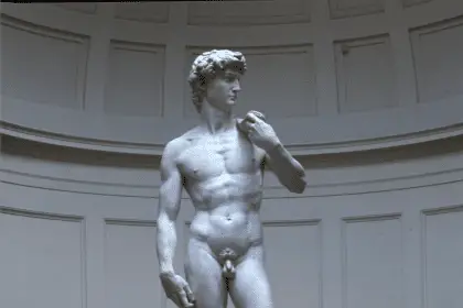 Firenze, notte europea dei musei. David di michelangelo