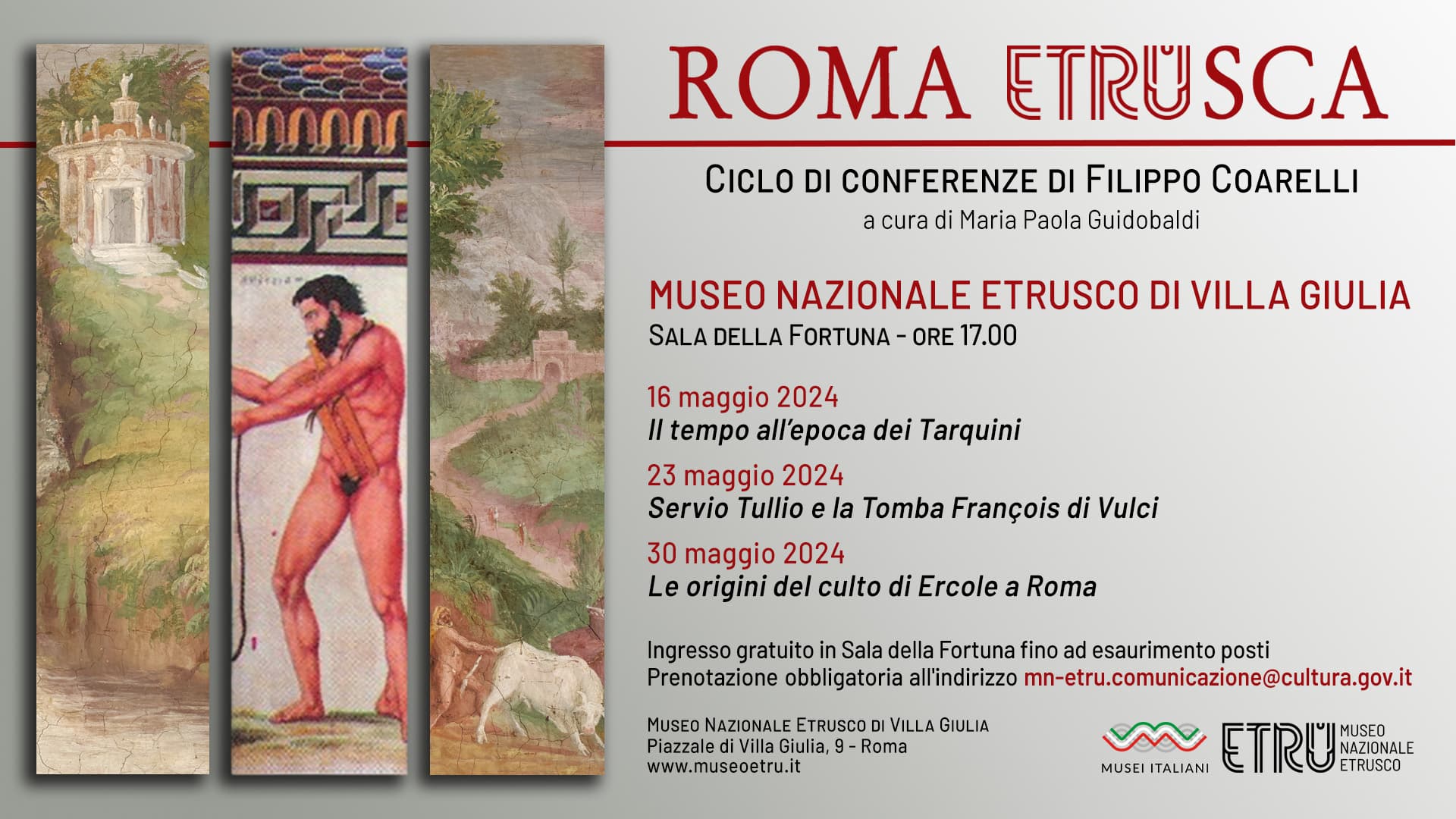 Museo nazionale etrusco di villa giulia a roma, sede di incontri con schumann 2026