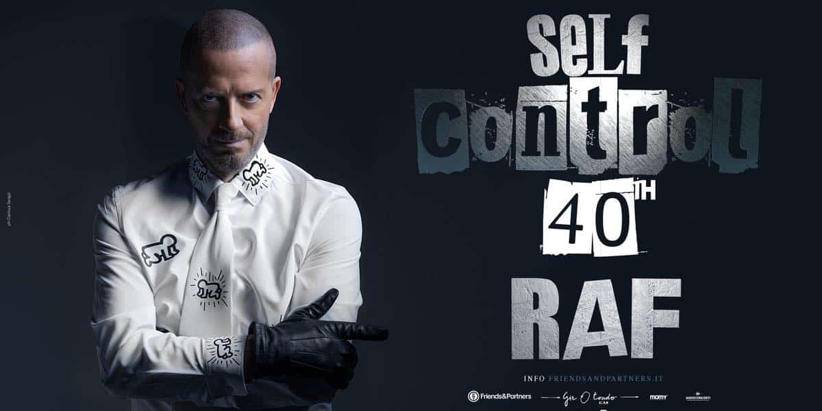 Raf celebra 40 anni di carriera con un concerto evento a milano