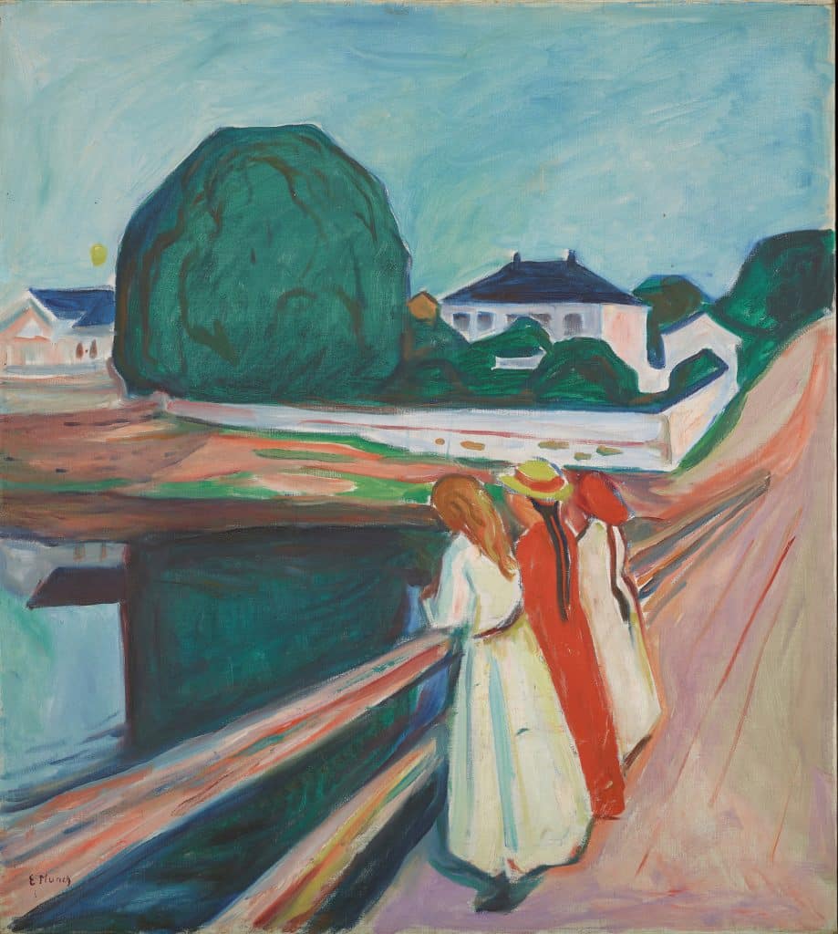Edvard munch
the girls on the bridge
1927 palazzo bonaparte