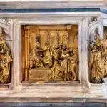 Restaurato il fonte battesimale del duomo di siena è concluso