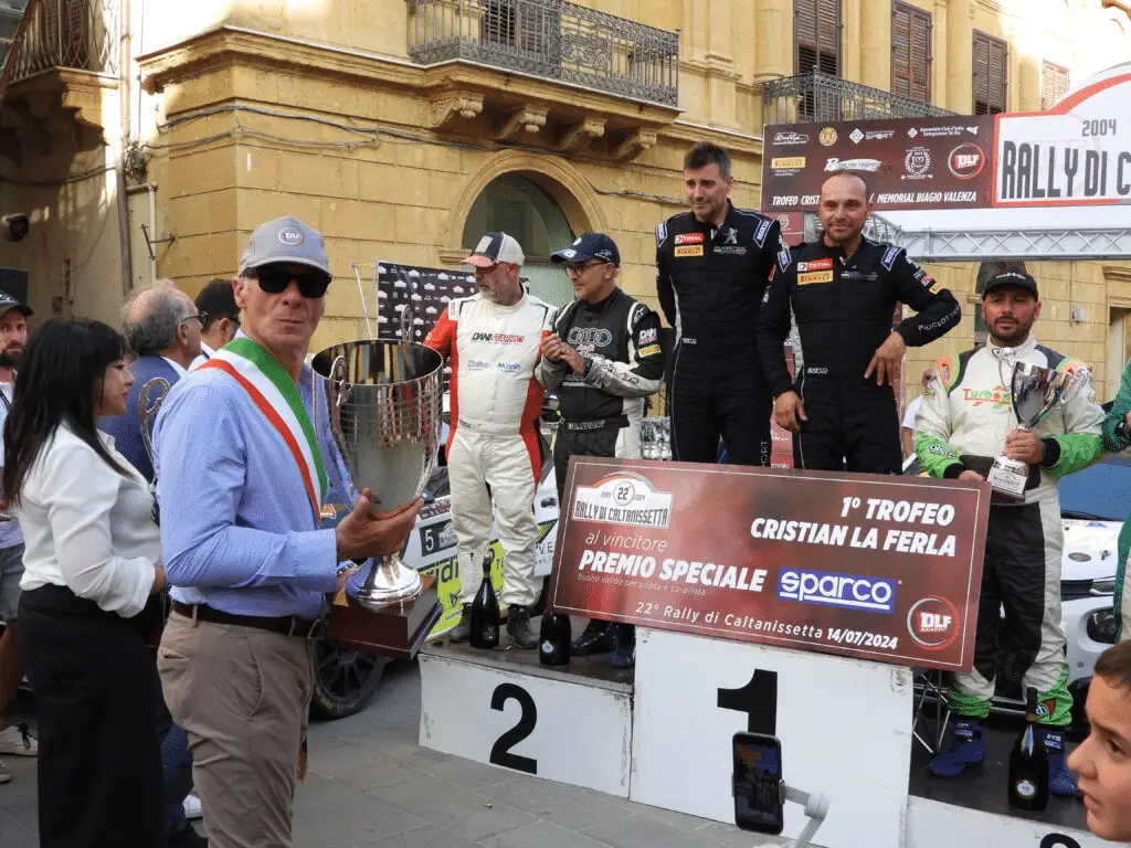 Podio rally di caltanissetta