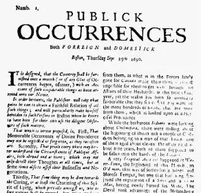 Publick occurrences both forreign and domestick