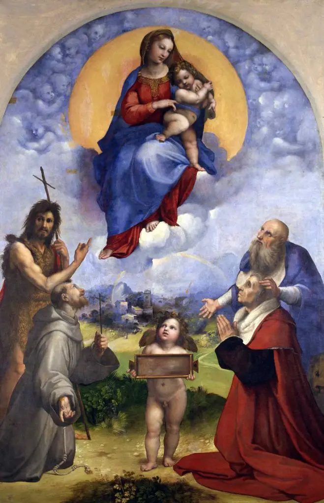 Madonna di foligno, raffaello_ room viii