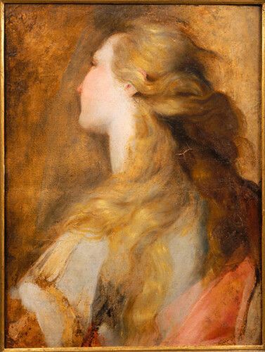 Federico barocci, studio per la testa di maria maddalena