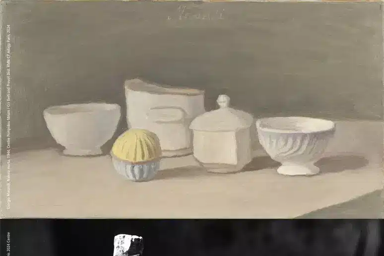 ‘giacometti/morandi, moments immobiles’: due maestri a confronto a parigi