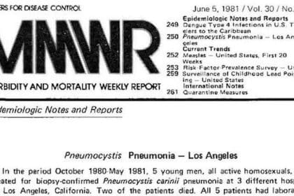 Accadde oggi 3 luglio 1982, il quotidiano the new york times pubblica un breve articolo relativo all'insorgenza di un raro cancro (aids)