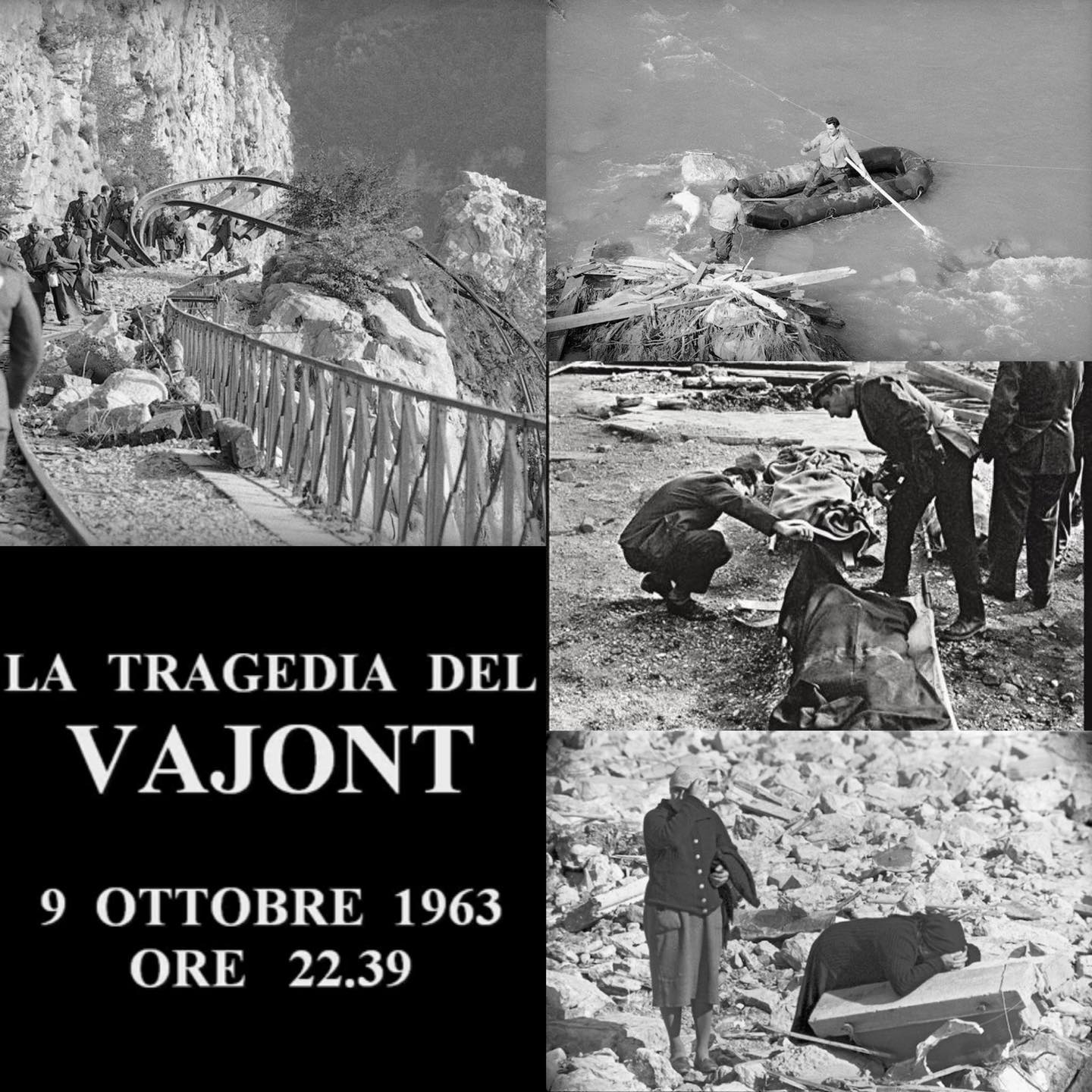 Accadde oggi 9 ottobre 1963, il disastro del vajont