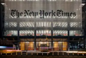 Il new york times inizia le pubblicazioni