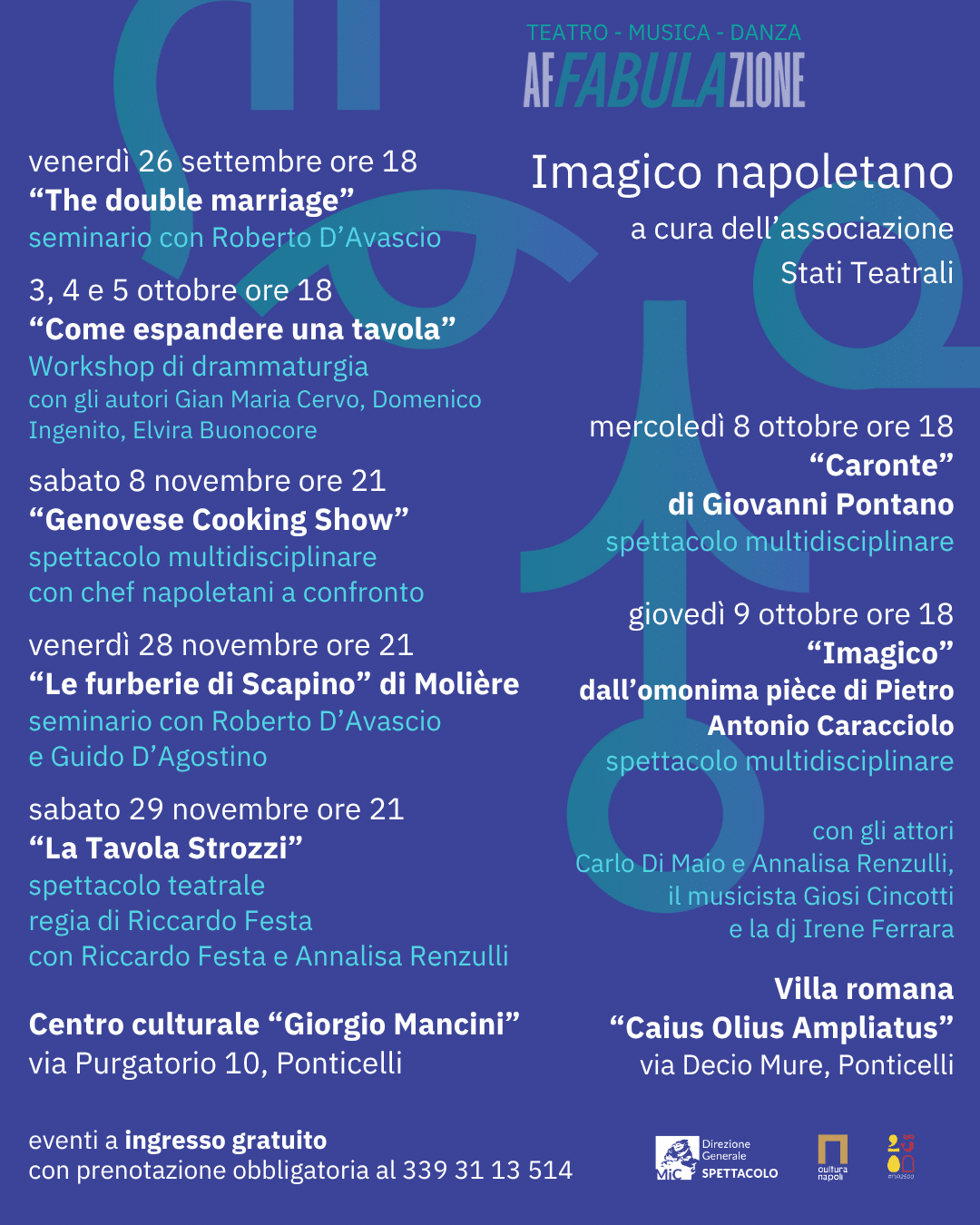 “imagico napoletano”: viaggio nella partenope aragonese tra reading, teatro, danza e… genovese
