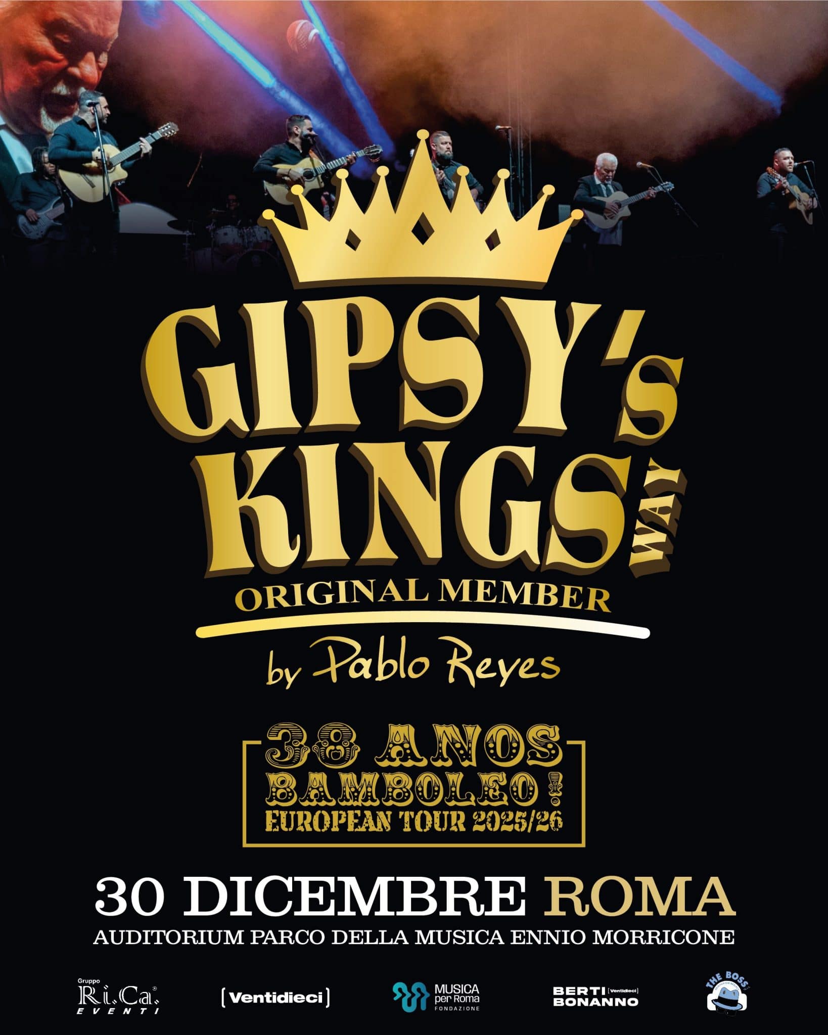 I gipsy kings tornano in italia con un’unica data a roma per celebrare 38 anni di successi