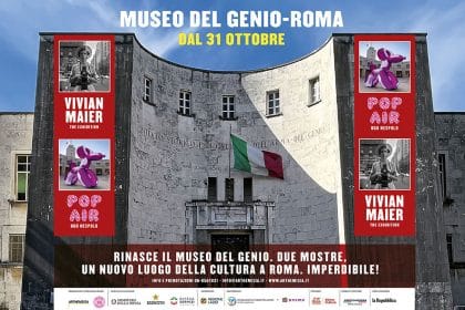 Vivian maier. The exhibition e pop air. Ugo nespolo, roma