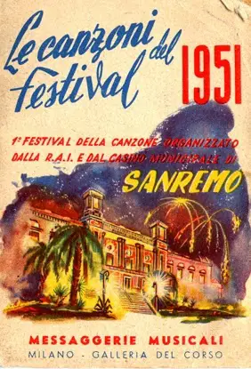 Accadde oggi 29 gennaio 1951, inizia la prima edizione del festival di sanremo