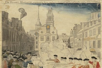 Accadde oggi 5 marzo 1770, il massacro di boston: cinque americani, compreso crispus attucks, vengono uccisi da truppe britanniche