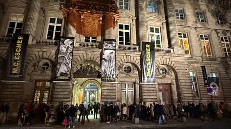 A parigi è boom di visitatori, mostra dedicata a m. C. Escher
