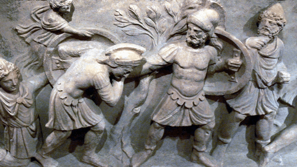 Accadde oggi 11 giugno 1184 a. C. , secondo la leggenda, menelao, re di sparta, muove guerra a troia