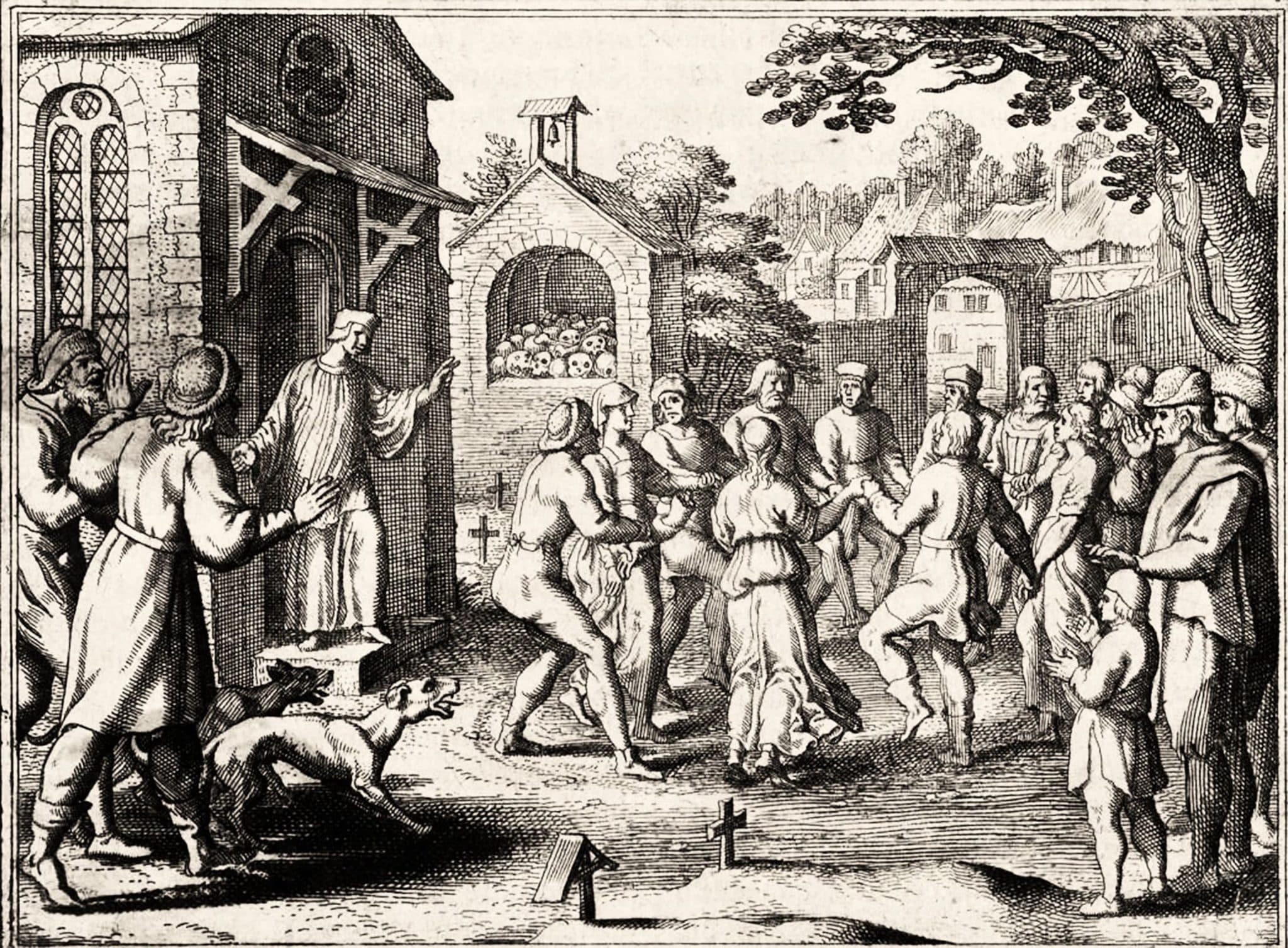 Pillole di storia rinascimentale: piaga del ballo, del 1518 a strasburgo