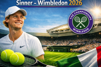 Sinner a wimbledon 2026: debutto sul centrale il 29 giugno