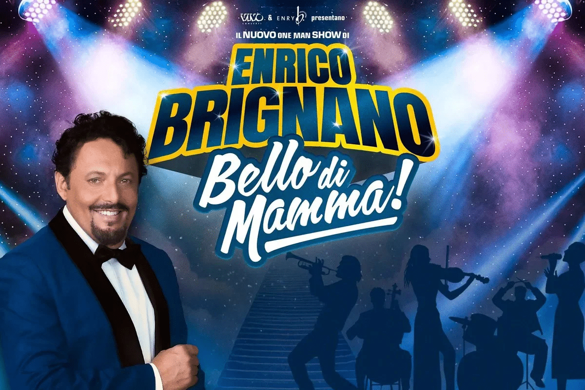 Enrico brignano torna con bello di mamma, tra palco e nevrosi